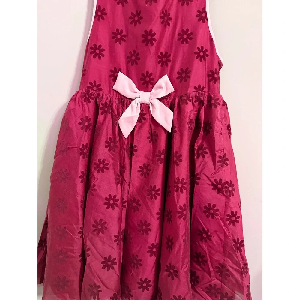 Finding Foxtale Girls Dress Size‎ 10 Pink Floral Bow Party Special Occasion